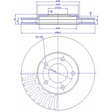 142.147 CAR Гальмівний диск