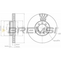 CD5329V BREMSI Гальмівний диск