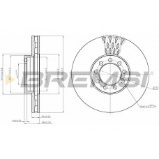 CD5329V BREMSI Гальмівний диск