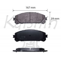 FK2316 KAISHIN Комплект гальмівних колодок дисковий гальм