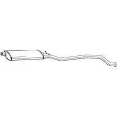 286-251 BOSAL Середній глушник вихлопних газів