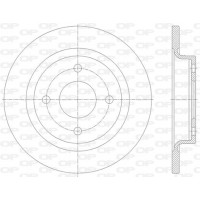 BDA2837.10 OPEN PARTS Гальмівний диск