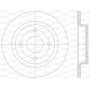 BDA2837.10 OPEN PARTS Гальмівний диск