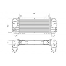 817872 VALEO Интеркулер