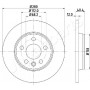 DP-0926 JAPANPARTS Гальмівний диск