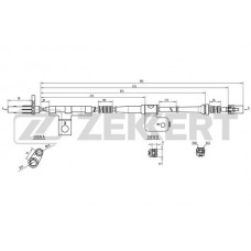SE-6099 ZEKKERT Датчик частота обертання колеса