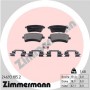 24693.185.2 ZIMMERMANN Комплект гальмівних колодок дисковий гальм