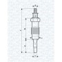 062582804304 MAGNETI MARELLI Свічка розжарювання