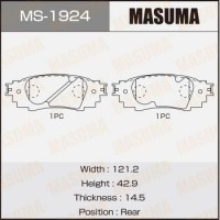MS-1924 MASUMA Комплект гальмівних колодок