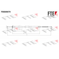 FBS09079 FTE Тросик, cтояночный тормоз