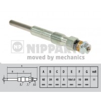 J5714000 NIPPARTS Свічка розжарювання