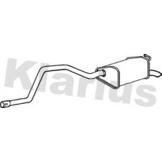 250465 KLARIUS Глушник вихлопних газів кінцевий