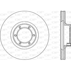 BDA1440.20 OPEN PARTS Гальмівний диск