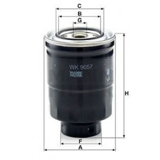 WK 9057 z MANN-FILTER Паливний фільтр