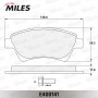 E400141 MILES КомплеК т гальмівних колодок, дискове гальмо