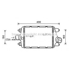 Интеркулер AVA QUALITY COOLING PR4081