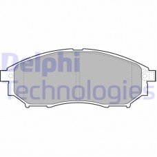 LP2030 DELPHI Комплект гальмівних колодок дисковий гальм