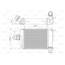 818609 VALEO Интеркулер