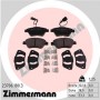 23706.180.3 ZIMMERMANN Комплект гальмівних колодок дисковий гальм