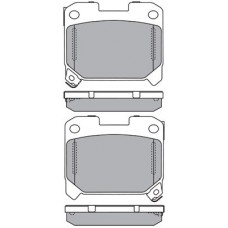 ASN-2171 AISIN Комплект гальмівних колодок дисковий гальм