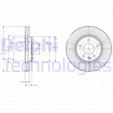 BG4092C DELPHI Гальмівний диск