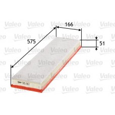585067 VALEO Повітряний фільтр
