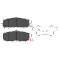 KBP-4555 KAVO PARTS Комплект гальмівних колодок дисковий гальм