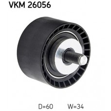 VKM 26056 SKF Паразитный / Ведущий ролик, Зубчастий ремінь