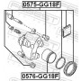 0576-GG18F FEBEST Поршень корпус скоби гальма
