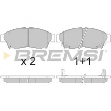 BP2526 BREMSI Комплект гальмівних колодок дисковий гальм