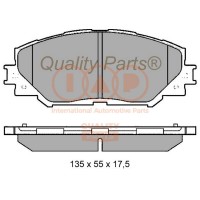704-17180 IAP QUALITY PARTS Комплект гальмівних колодок дисковий гальм