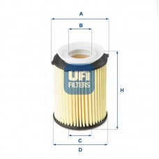 2517800 UFI Масляний фільтр
