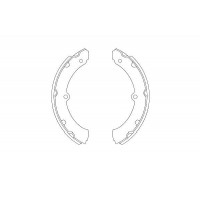 KBS-9937 KAVO PARTS Комплект гальмівних колодок