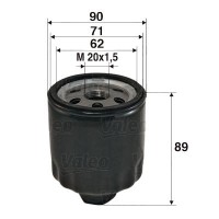 586004 VALEO Масляний фільтр