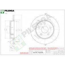 5282 PILENGA Гальмівний диск