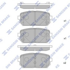 SP1197 Hi-Q Комплект гальмівних колодок дисковий гальм