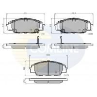 CBP3947 COMLINE Комплект гальмівних колодок дисковий гальм