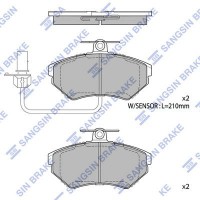 SP1708A Hi-Q Комплект гальмівних колодок дисковий гальм