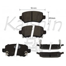 FK11335 KAISHIN Комплект гальмівних колодок дисковий гальм