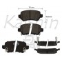 FK11335 KAISHIN Комплект гальмівних колодок дисковий гальм