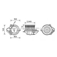 CN8515 AVA QUALITY COOLING Вентилятор салону