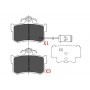 KBP-2028 KAVO PARTS КомплеК т гальмівних колодок, дискове гальмо
