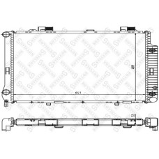 10-25345-SX STELLOX Радіатор охолодження двигуна