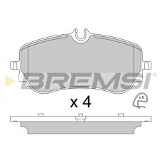 BP3836 BREMSI Комплект гальмівних колодок дисковий гальм