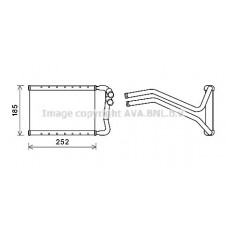 HY6437 AVA QUALITY COOLING Теплообмінник обігрів салону
