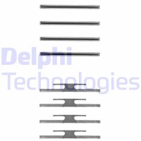 LX0055 DELPHI Комплектуючі колодки дискового гальма