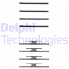 LX0055 DELPHI Комплектуючі колодки дискового гальма