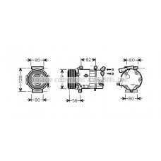 CNAK255 AVA QUALITY COOLING Компресор кондиціонера