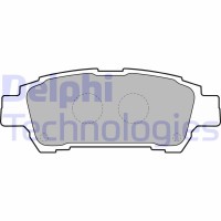 LP1710 DELPHI Комплект гальмівних колодок дисковий гальм