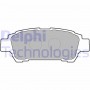 LP1710 DELPHI Комплект гальмівних колодок дисковий гальм
